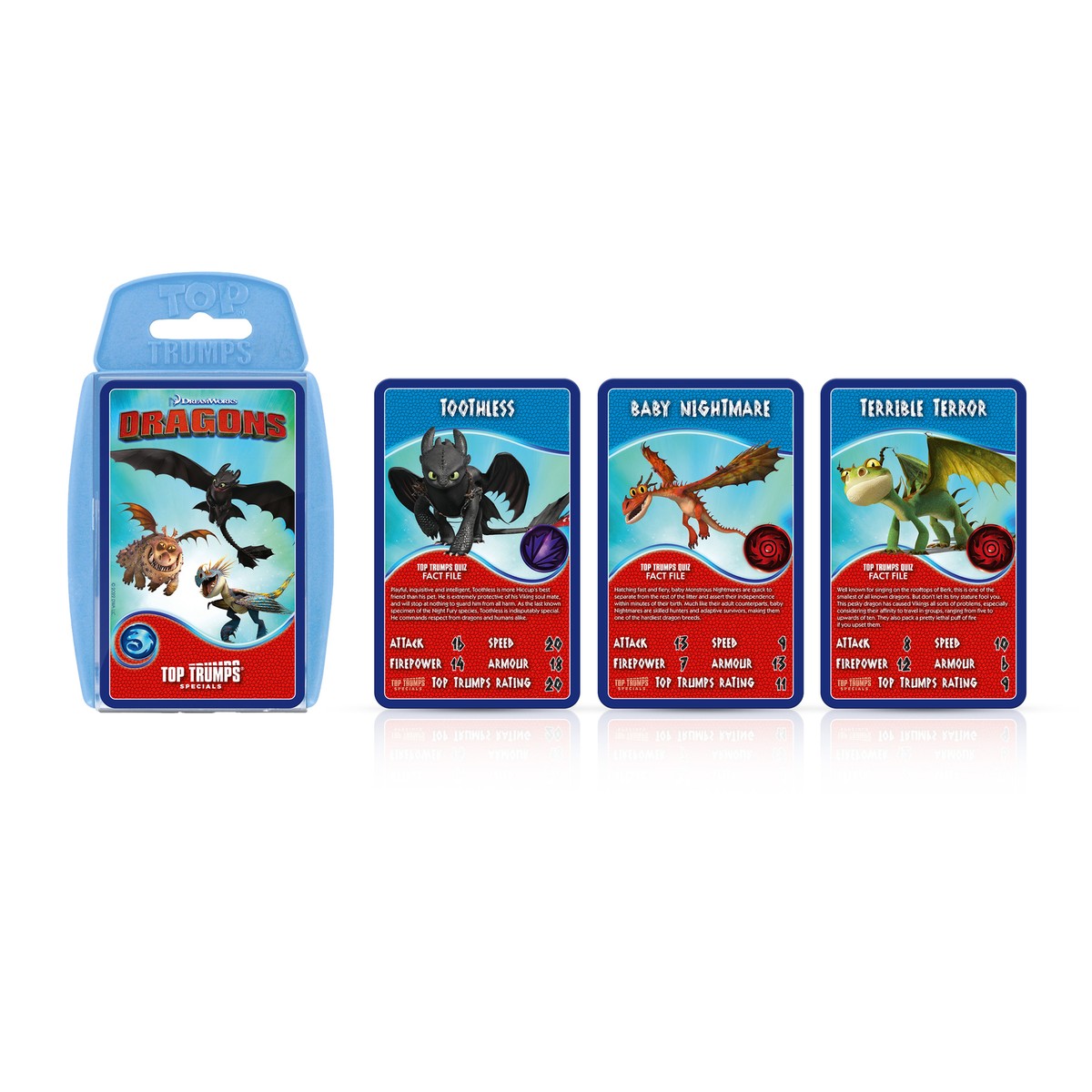 Top Trumps Dreamworks Dragons (How To Train Your Dragon) Card Game 