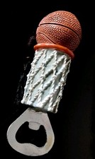Vintage Resin Basketball Hoop  Net Refrigerator Magnet Bottle Opener 4.25"