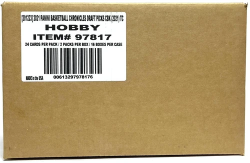 2021-22 Chronicles Draft Picks Basketball NBA Hobby 16 Box Case Factory Sealed