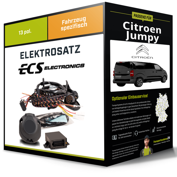 Elektrosatz 13-Pol Spezifisch für Citroen Jumpy 01.2007-03.2016 NEU-image