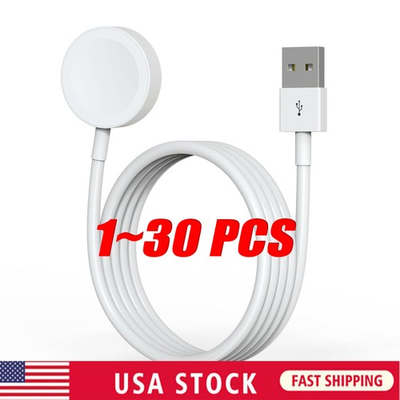 #ad Magnetic USB Charging Cable Charger For Watch iWatch Series 2 3 4 5 6 SE 7 Lot $33.79