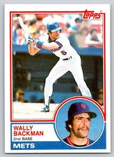 1983 Topps - Wally Backman #444