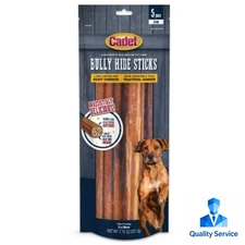 Cadet Bully Beef Flavor Rawhide Sticks Dog Treat - L - 7.10oz/5ct