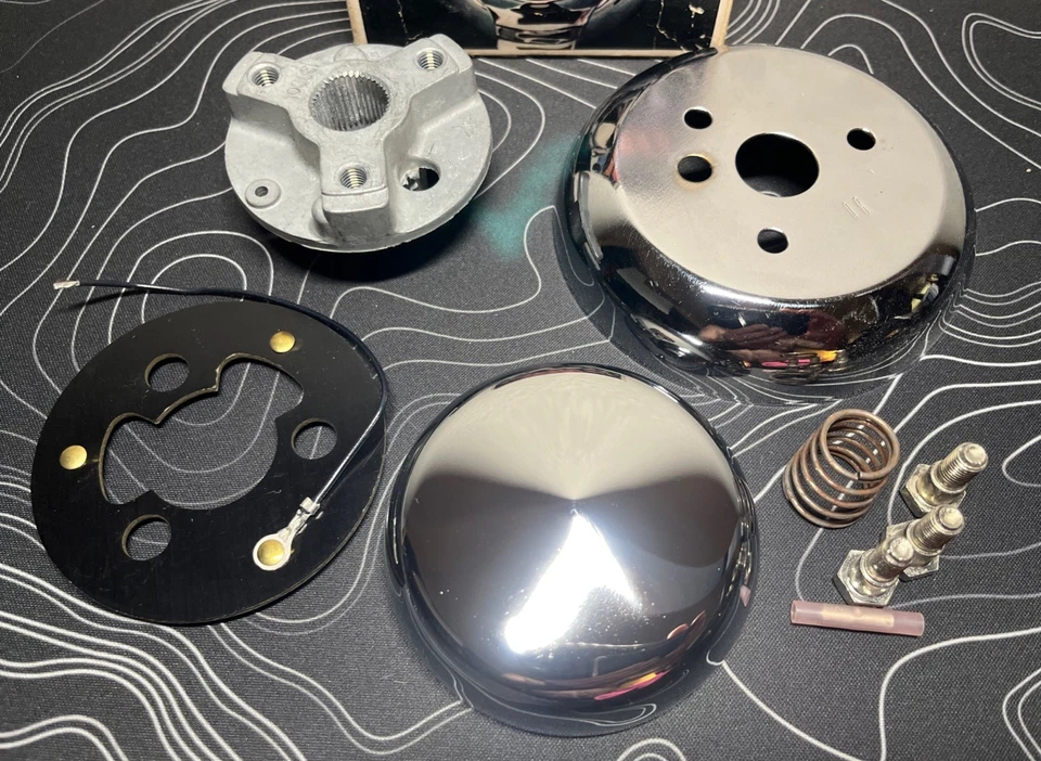 1949 - 1956 FORD DELUXE CUSTOM CRESTLINE GRANT STEERING WHEEL ADAPTER KIT 3267 - Image 2 of 3