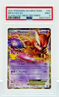 Mewtwo ex - Pokémon (2021) Next Destinies #54 - Classic Collection