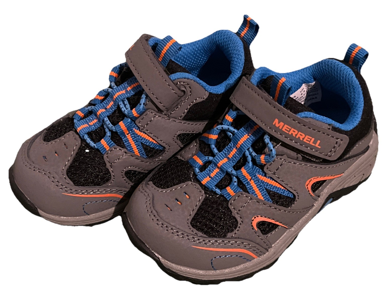 SCARPA MERRELL LITTLE KIDS TRAIL CHASER JR. Sneakers BAMBINO 6 5 Grigio Nero