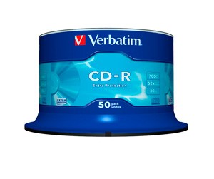 023942433514 Płyty CD-R 700MB 52x Cake 50szt VERBATIM 433514 VERBATIM