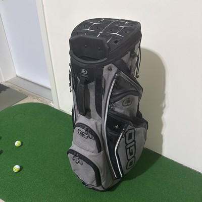 Ogio Golf Bag Unisex Gray/Black Silencer Cart Bag 15-Way Club Protection System