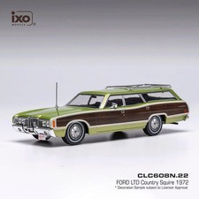 1972 Ford Ltd Country Squire-metallic Green Woodgrain Style Panel 143 Scale New