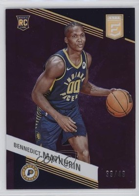 2022 Donruss Elite Rookies Purple 39/49 Bennedict Mathurin #214 Rookie RC 0jr6