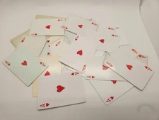 Vtg Variety Lot of 25 Single ACE OF HEARTS Swap Playing Cards ACE OF HEARTS