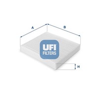 UFI Filter, Innenraumluft 53.147.00 FüR Daihatsu Lexus Passend FüR Subaru