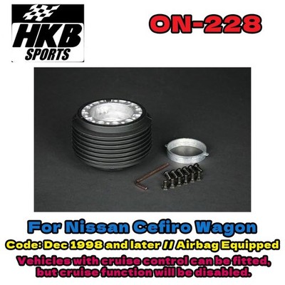 HKB Steering Boss Kit ON-228 for Nissan Cefiro Wagon A33 1998+