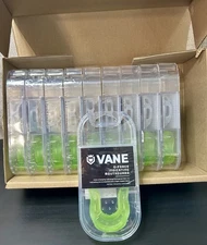 10 Pack CASE VANE G-Force Indicator Mouthguard With Strap Neon Green RESELLERS