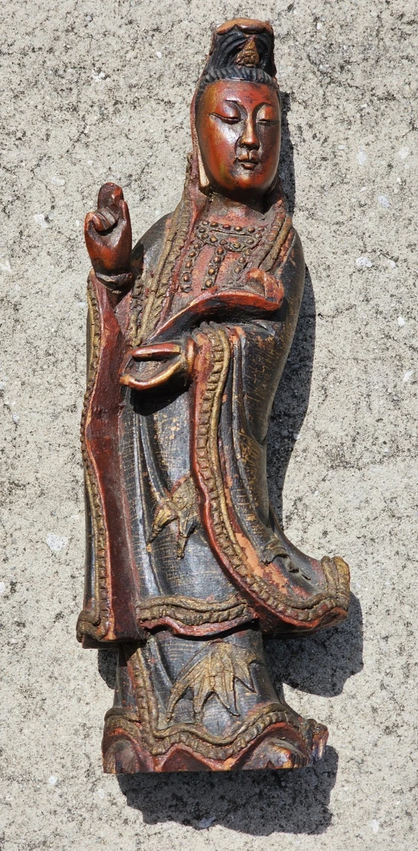 中国木制雕像、雕像1850-1899 | eBay