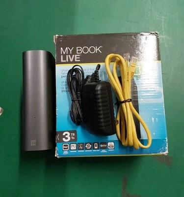 WD My Book Live 3TB Personal Cloud Storage NAS Share Files and Photos BC