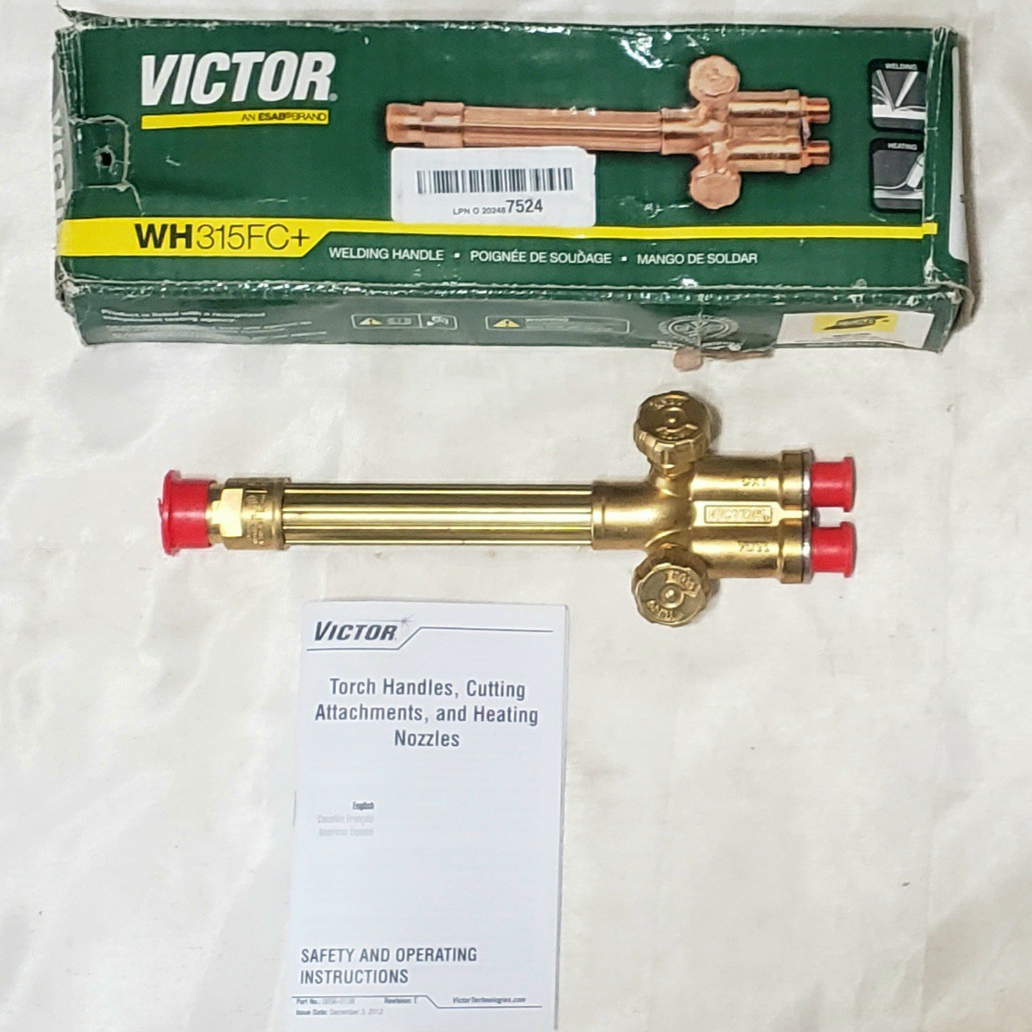 Victor 315FC+ Cutting Welding Torch Handle 0382-0093 Fits CA2460