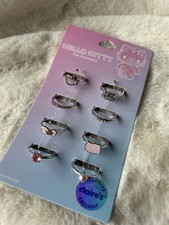 Hello Kitty® 50th Anniversary Claire's Exclusive Ring Set - 8 Pack