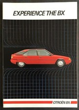 CITROEN BX Car Range Sales Brochure SEP 1984 #K1899