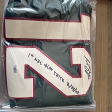 Matt Boldy  Authographed Jersey Adidas Fanatic Inscription First Hat Trick/date