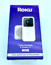 Roku 1080p Full HD Video Doorbell  Chime SE Wired w/ Two Way Audio