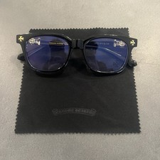 Chrome Hearts Blue Light Glasses Black/Gold
