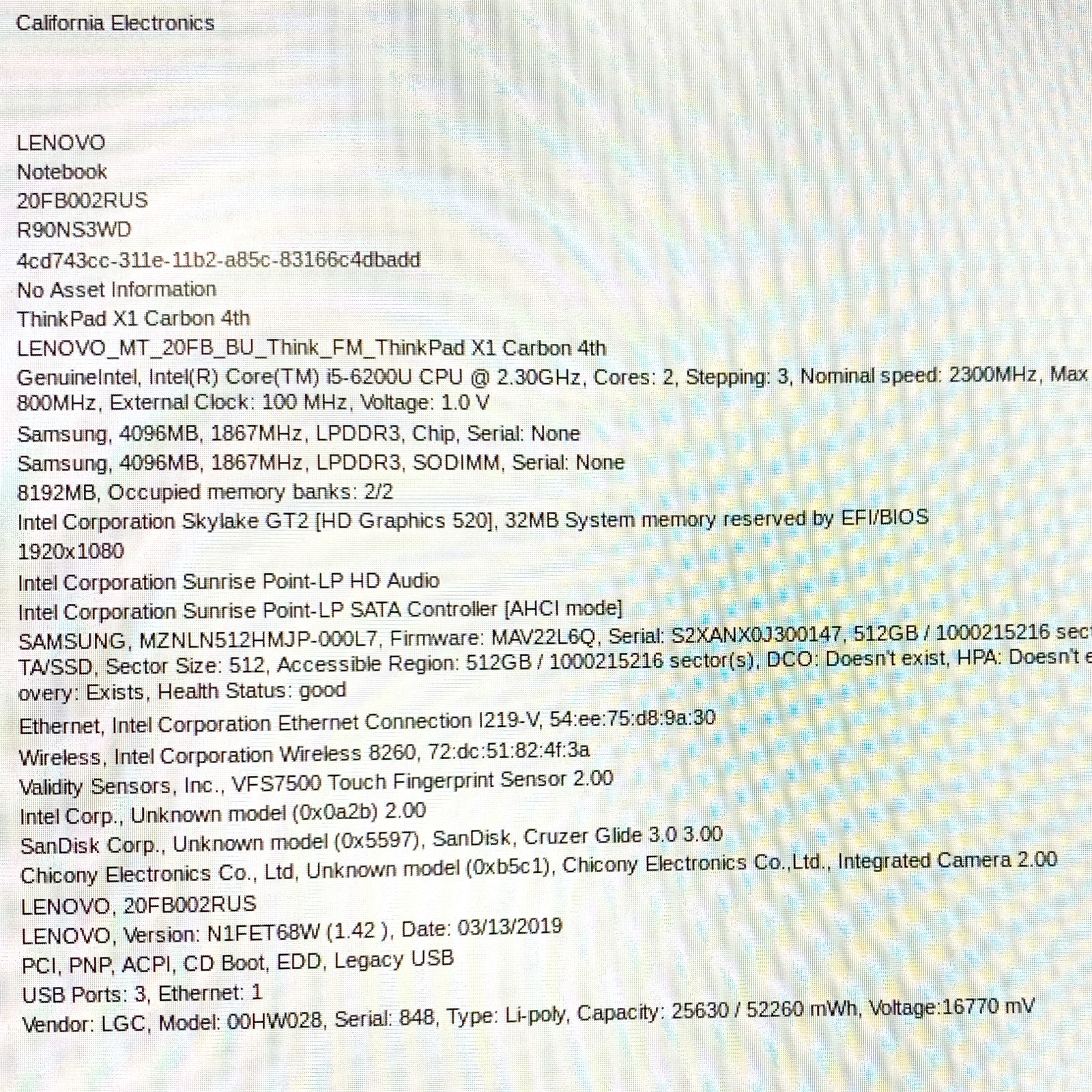 Lenovo Thinkpad, 14-Inch Laptop, with Intel Core i5 6th Gen., Windows 11 Home