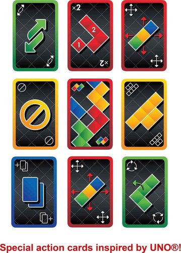 Blokos Shuffle UNO Edition: Ultimatives Familienstrategie Brettspiel, 2-4 Spieler - Bild 5 von 8