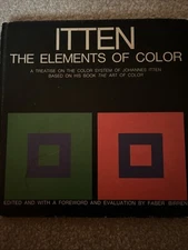 ITTEN The Elements of Color: A Treatise on the Color System of Johannes 1970 HC