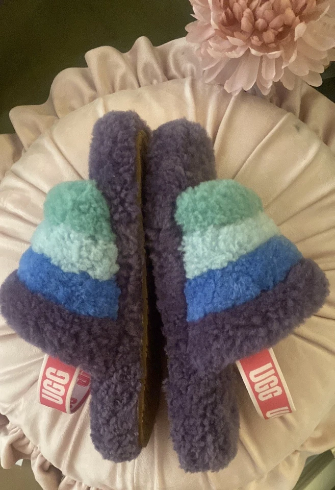 Sandalias UGG Fluff Yeah Pride Zapatillas Talla 3 Niños Foto 4 de 4