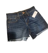 NWT Old Navy High Rise Waist Freyed Hem Shorts Girls 6