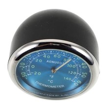 Car Thermometer with Luminous Display Mini Dashboard Clock Vehicle Interior