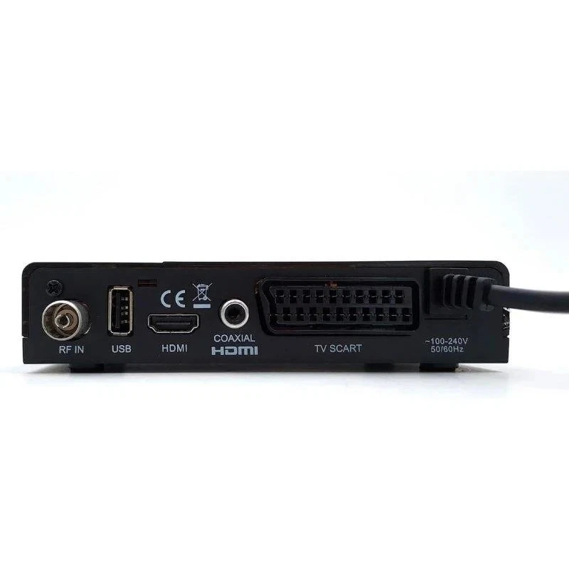 Decoder Digitale Terrestre DVB-T2 AKAI Ricevitore Canali TV HD Presa Scart Nero, fotografia 7 di 8