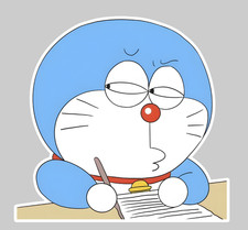  14 Doraemon Cute Waterproof Vinyl Sticker Decal Die-Cut