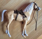 1965 Louis Marx Vintage Johnny West Thunderbolt Palomino Horse near COMPLETE!