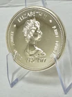 1977 Canada Silver Jubilee $1 Dollar - Throne of the Senate - 50% Silver Proof