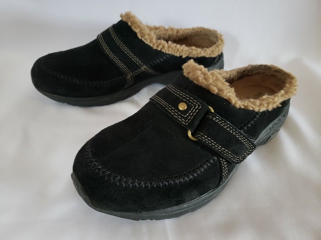 easy spirit fur lined clogs