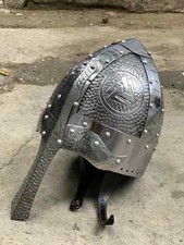 Medieval Norse Viking Helmet- Knight Nasal Helmet- Steel Viking Helmet- Cosplay