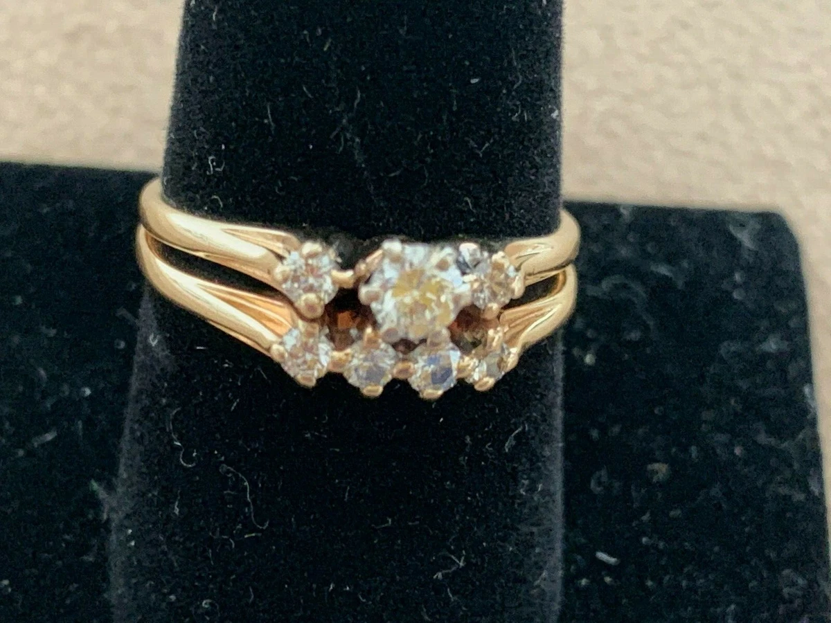 Ebay wedding rings yellow gold discount