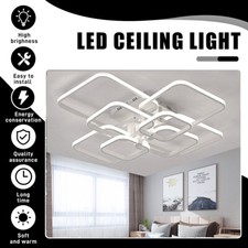 130W Modern LED Ceiling Light Bright Chandelier for Bedroom Living Room  Kitchen