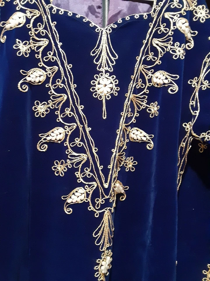 Vestido de noche caftán años 60 - 70 Foto 4 de 4