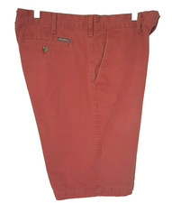 Eddie Bauer Shorts Men's 36" Waist Above Knee Dark Rust Flat Front Pockets