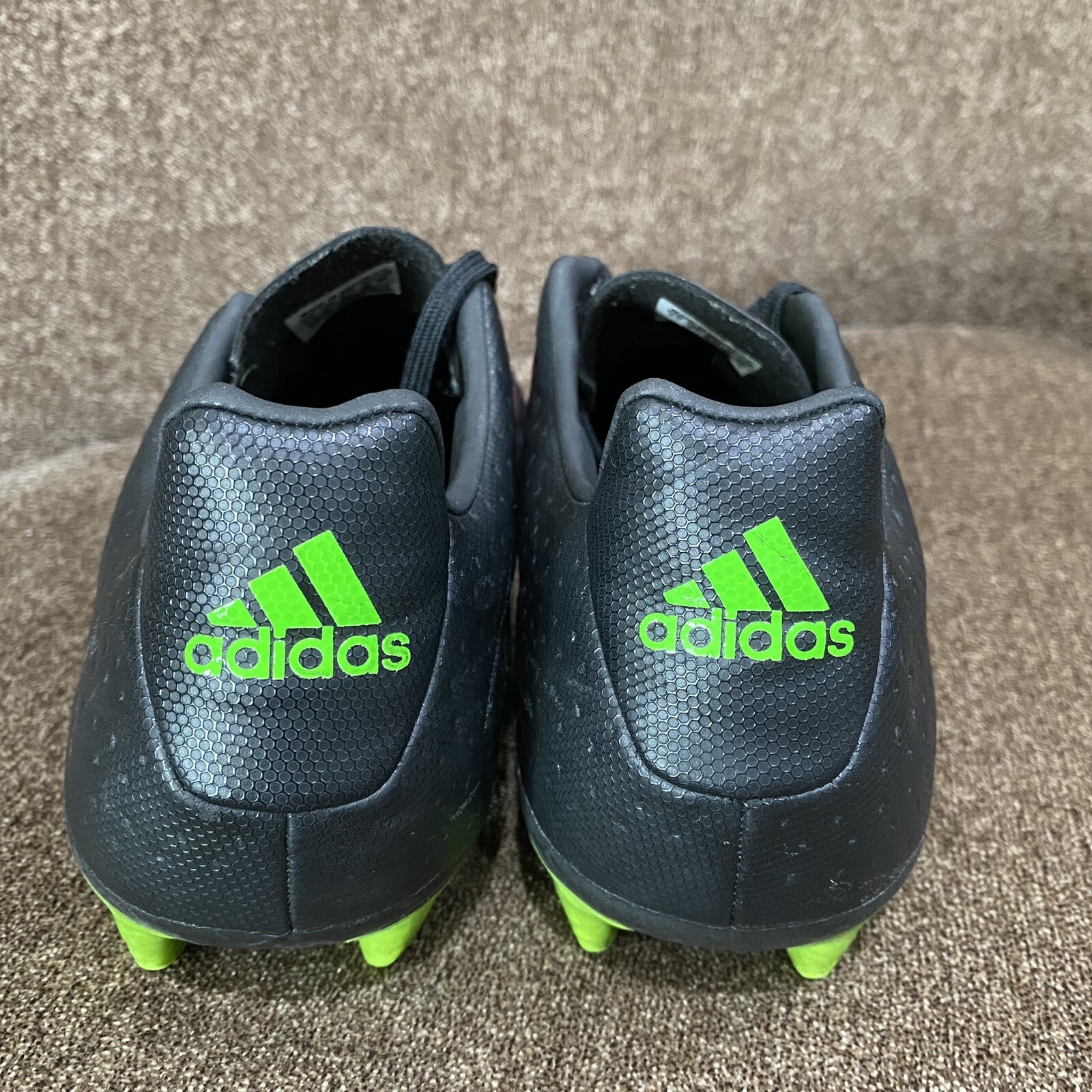 Adidas SOCCER CLEATS Size 7.5 Men's Black Pink green PRB 698001 NICE