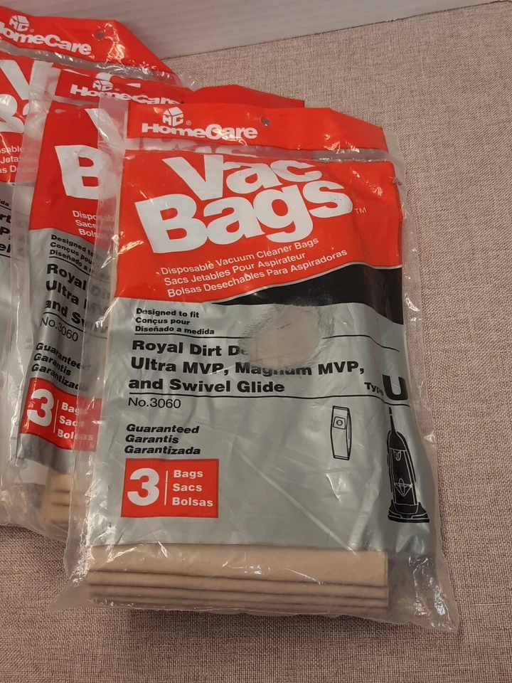 Vacuum Bags Home Care Type U  Royal Dirt Devil, Ultra / Magnum MVP Lot Of 5 - Image 2 of 4