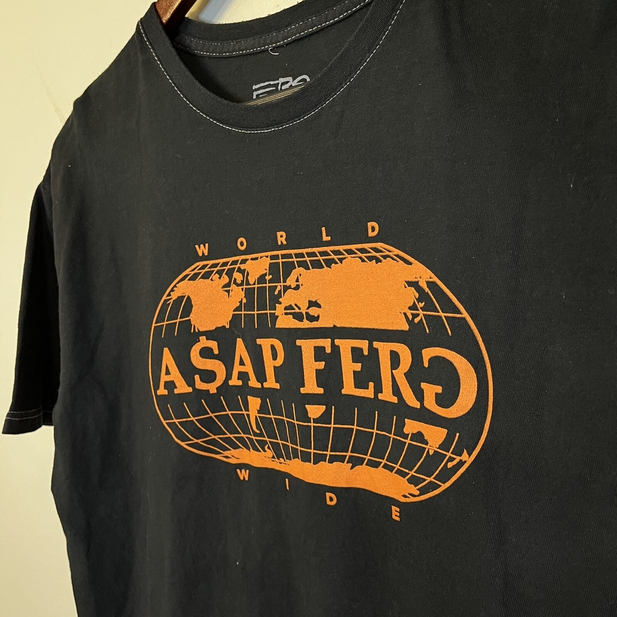 A$AP Asap WORLDWIDE Globe T-Shirt Mens M graphic ASAP Mob