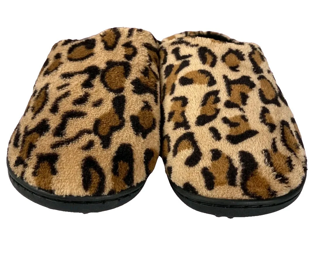 Тапочки с анималистичным принтом для женщин синтетическая обувь 11 США