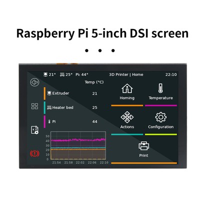 5-inch DSI Screen Touch Screen MIPI LCD Accessories for Raspberry Pi Board