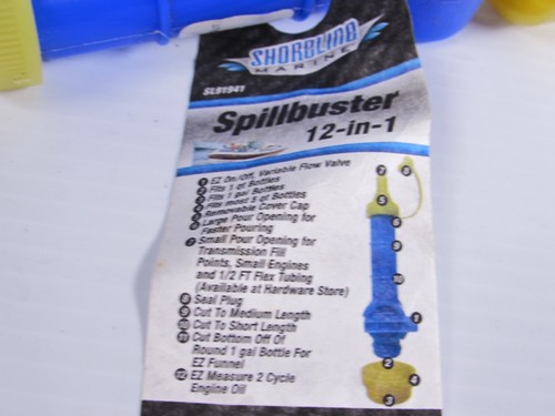 Caño de llenado sin derrames genuino Spillbuster. Se adapta a Qt, Gal, 5 Qt. Aceites TCW3, más - Imagen 3 de 3