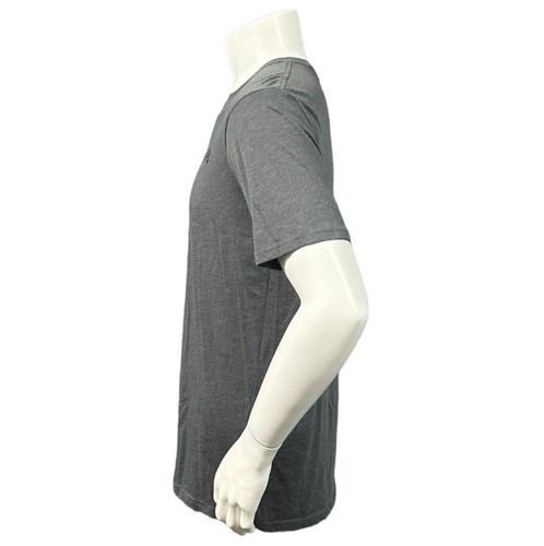 Under Armour Mens Athletic T-Shirt Gray Logo Short Sleeve L - Picture 3 of 7
