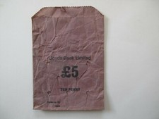 Lloyds Bank Limited: paper coin bag - 5 Ten Penny